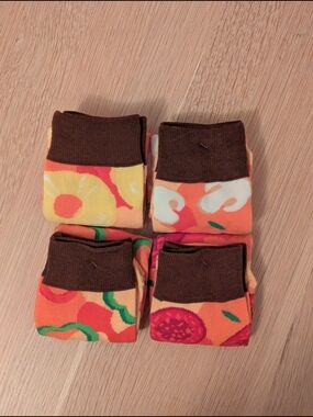 Men's Fun Pizza Toppings Socks